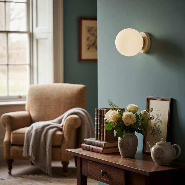 Glorica Multicolor Glass Sphere Wall Lamp | 1+1 GRATIS