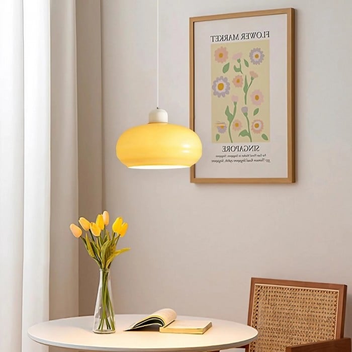 Minimalistyczna szklana lampa wisząca Dubois | 1+1 GRATIS