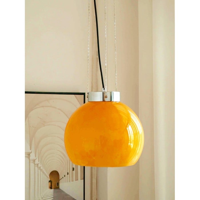 Retro Bauhaus Półokrągła Lampa Wisząca| 1+1 GRATIS