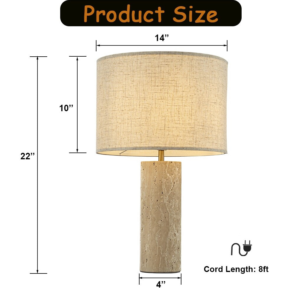 Nowoczesna Cylindryczna Lampa Stołowa | 1+1 GRATIS