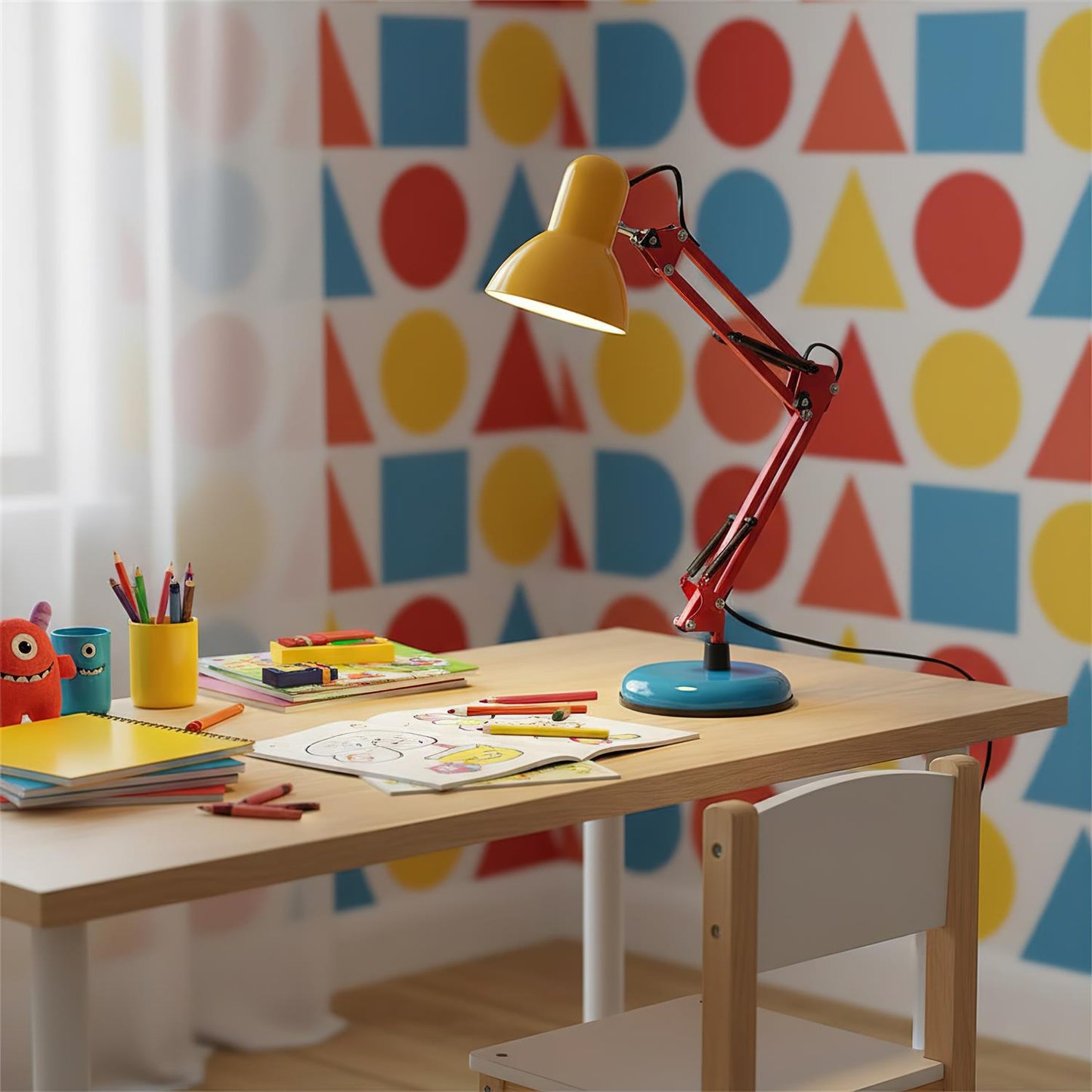 Flexo Memphis lampa stołowa | 1+1 GRATIS