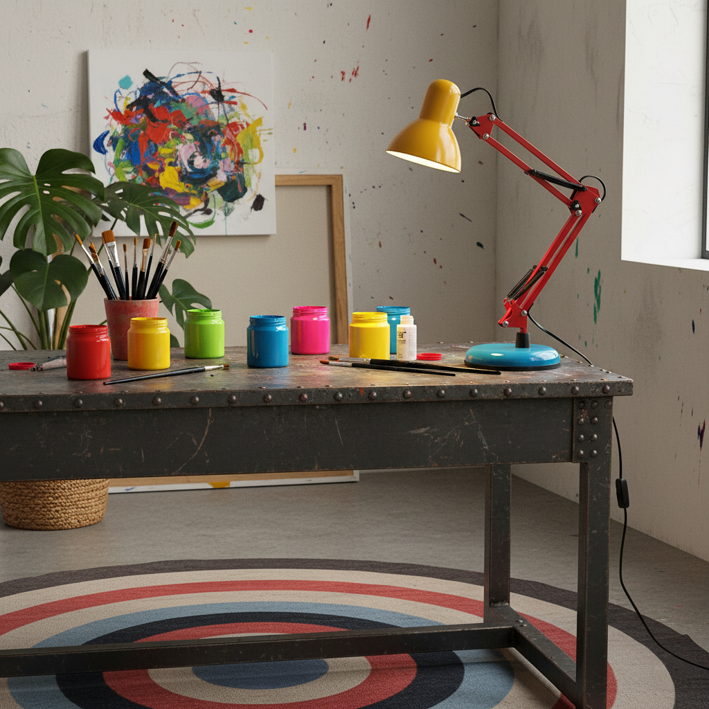 Flexo Memphis lampa stołowa | 1+1 GRATIS