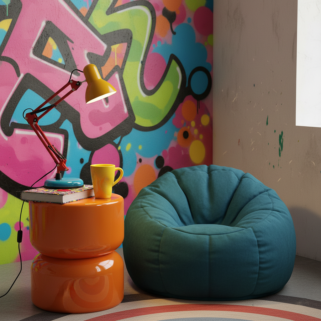Flexo Memphis lampa stołowa | 1+1 GRATIS