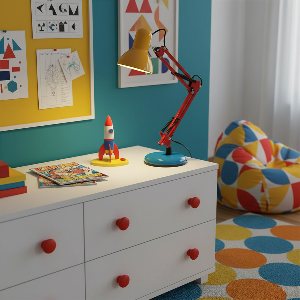 Flexo Memphis lampa stołowa | 1+1 GRATIS