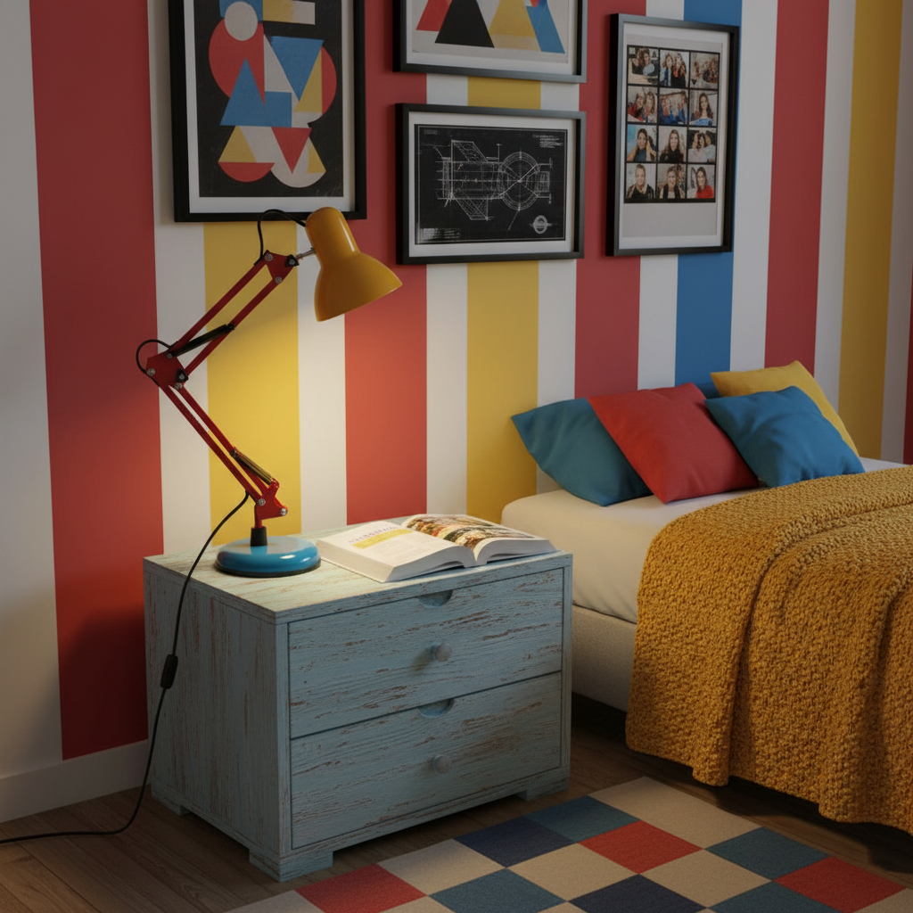 Flexo Memphis lampa stołowa | 1+1 GRATIS