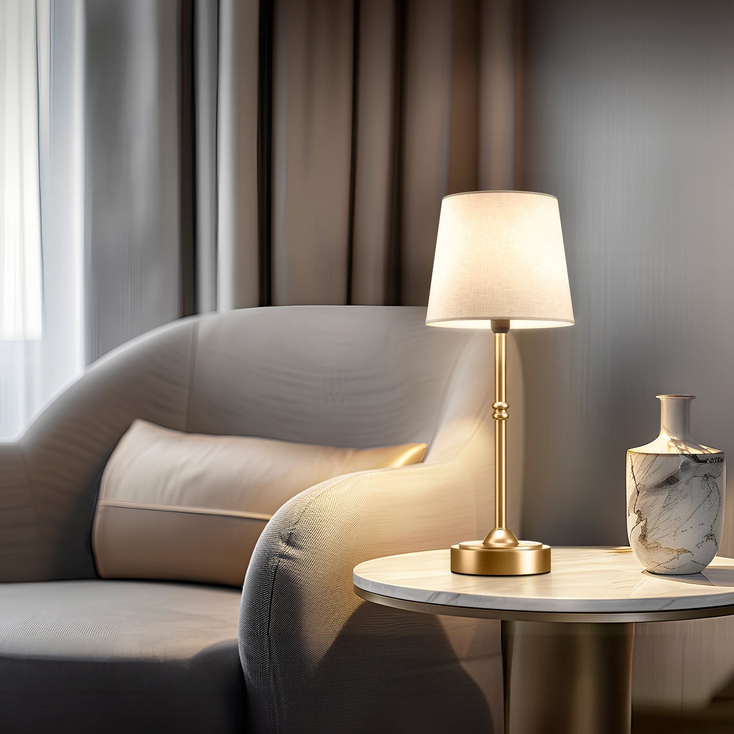 Nowoczesna Luksusowa Lampa Stołowa  | 1+1 GRATIS