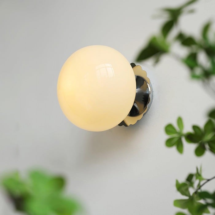 Szklana lampa ścienna Bauhaus Sphere | 1+1 GRATIS