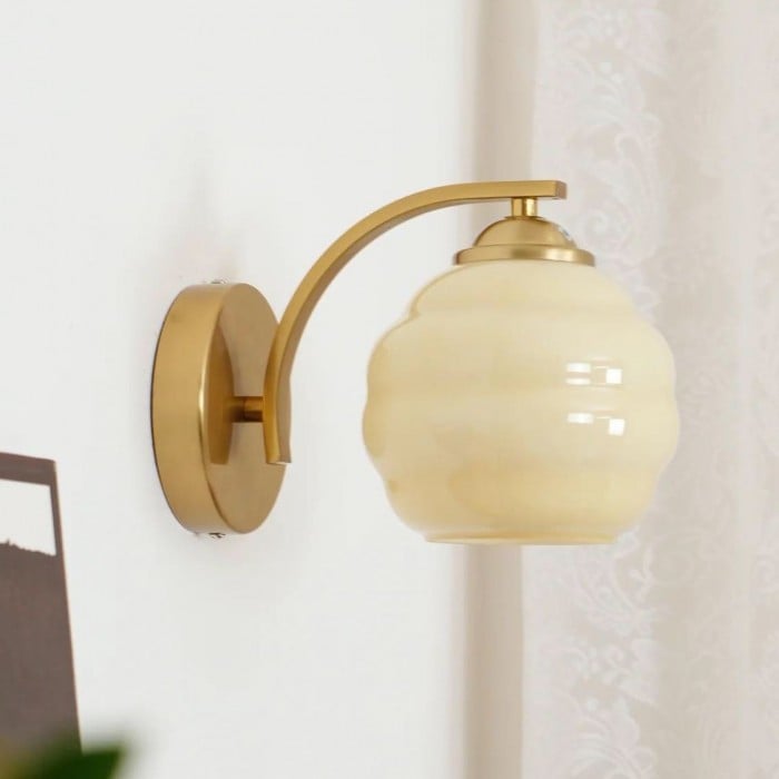 Retro Szklana Lampa Ścienna | 1+1 GRATIS