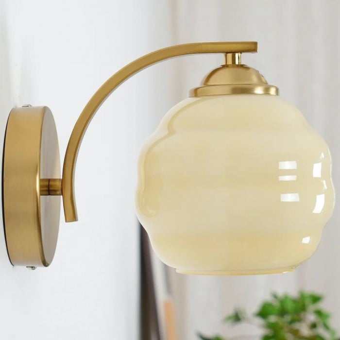 Retro Szklana Lampa Ścienna | 1+1 GRATIS