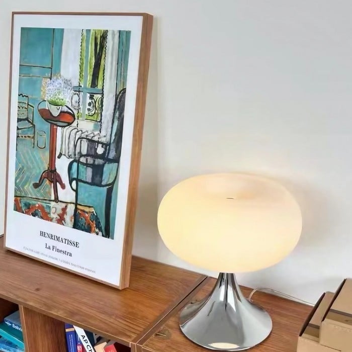 Szklana Lampa Stołowa | 1+1 GRATIS