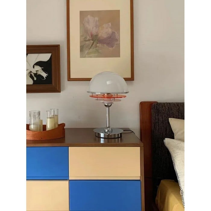 Bauhaus Vintage Akrylowe Lampa Stołowa| 1+1 GRATIS