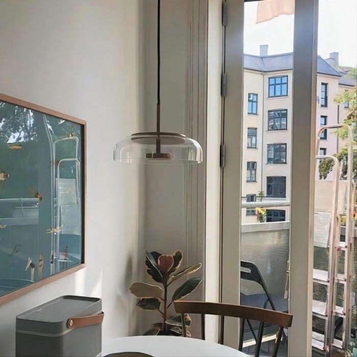 Brossi Ręcznie Dmuchana Okrągła Lampa | 1+1 GRATIS