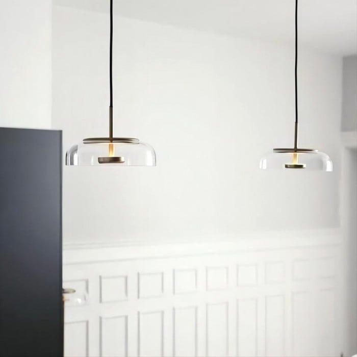 Brossi Ręcznie Dmuchana Okrągła Lampa | 1+1 GRATIS