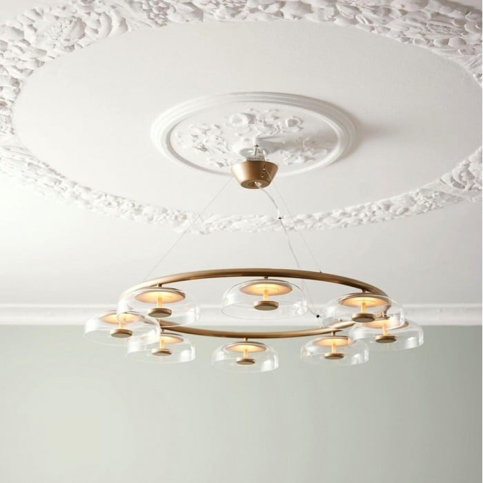 Złota Blosch Lampa LED z 6 Ramionami| 1+1 GRATIS