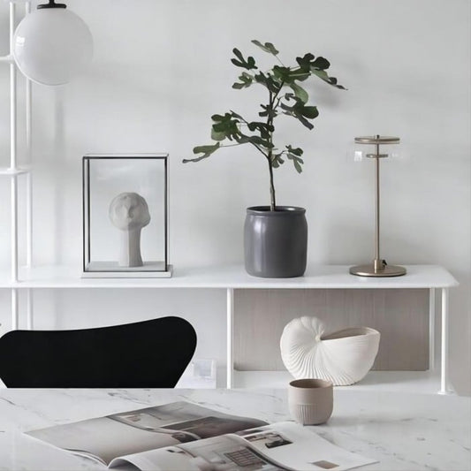 Ronde Szklana Lampa Stołowa  Brossi | 1+1 GRATIS