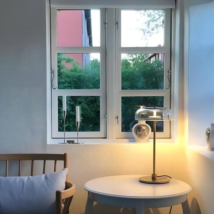Ronde Szklana Lampa Stołowa  Brossi | 1+1 GRATIS