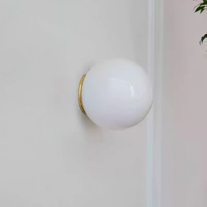 Minimalistyczna Lampa Ścienna Bauhaus Orb | 1+1 GRATIS