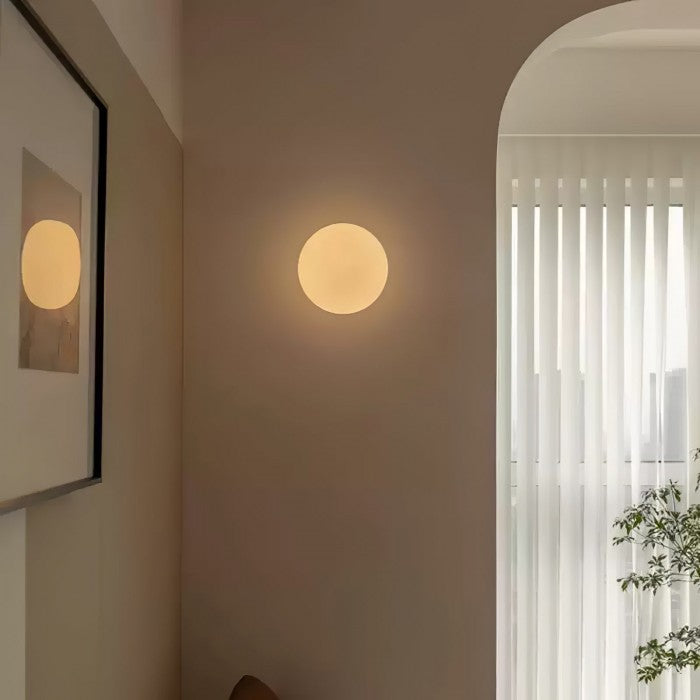 Minimalistyczna Lampa Ścienna Bauhaus Orb | 1+1 GRATIS