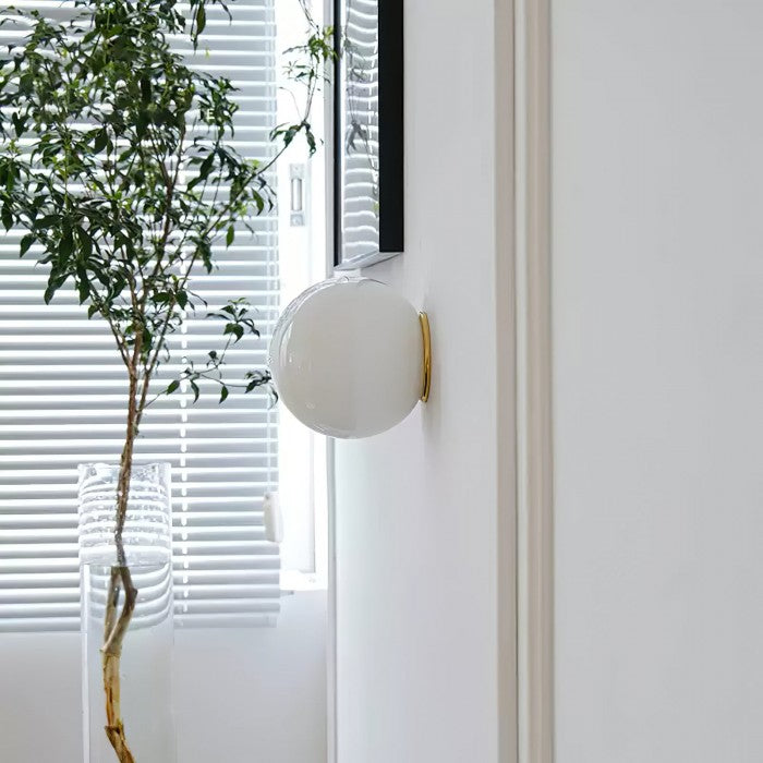 Minimalistyczna Lampa Ścienna Bauhaus Orb | 1+1 GRATIS