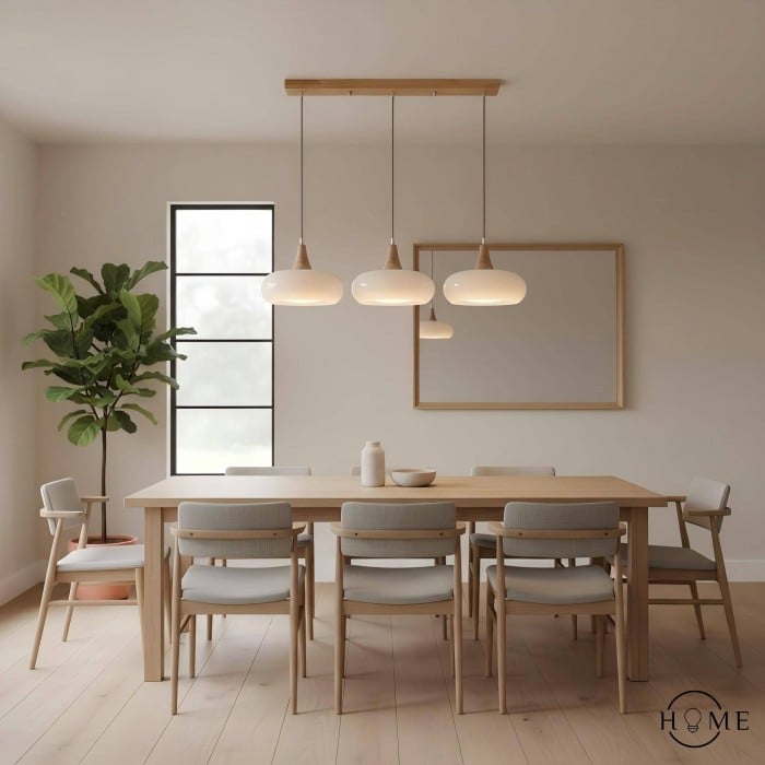 Pomarańczowa lampa wisząca w stylu Bauhaus | 1+1 GRATIS