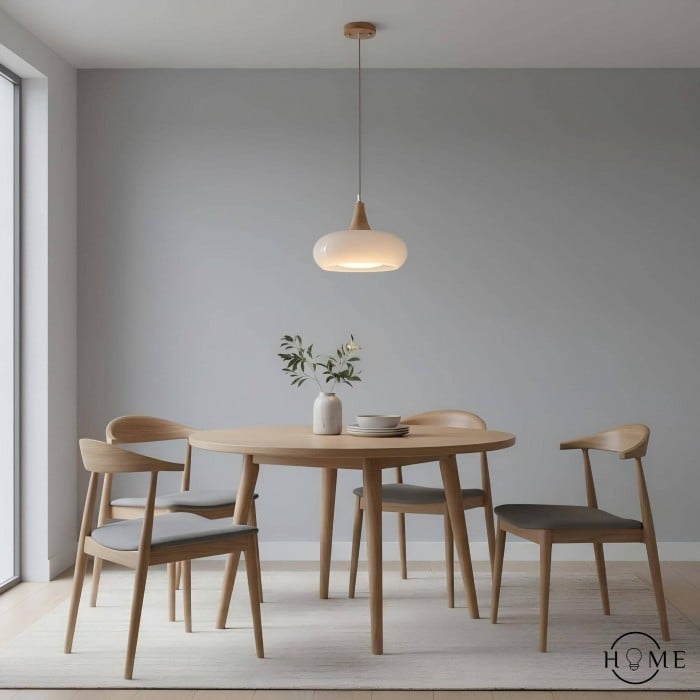 Pomarańczowa lampa wisząca w stylu Bauhaus | 1+1 GRATIS