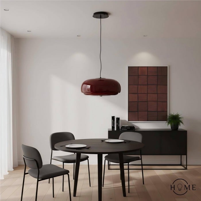 Rossi Witrażowa Lampa Wisząca Macaron | 1+1 GRATIS