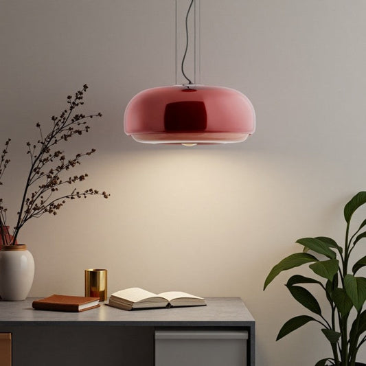 Rossi Witrażowa Lampa Wisząca Macaron | 1+1 GRATIS