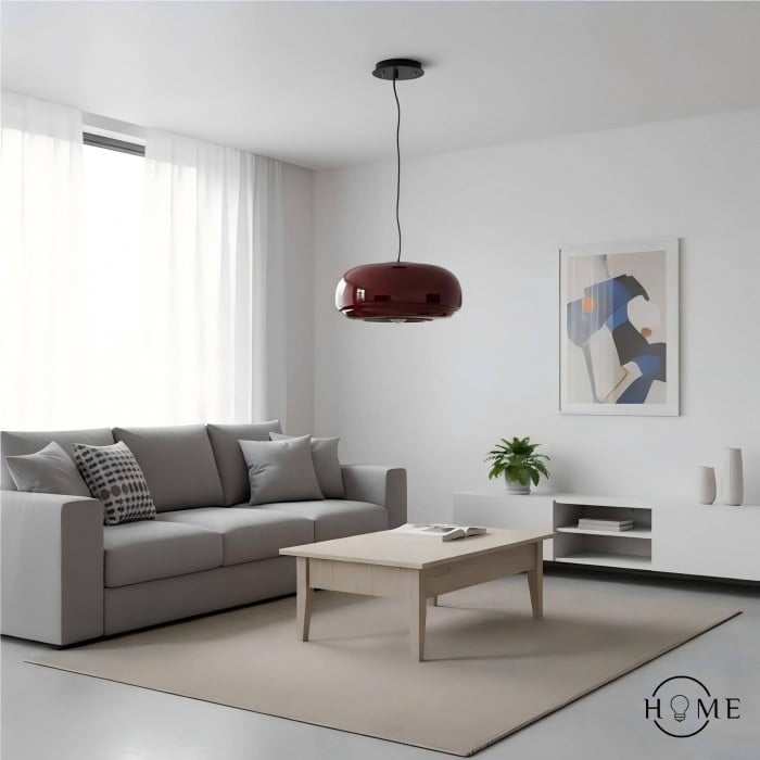 Rossi Witrażowa Lampa Wisząca Macaron | 1+1 GRATIS