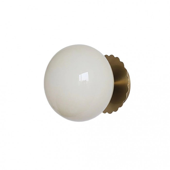 Szklana lampa ścienna Bauhaus Sphere | 1+1 GRATIS