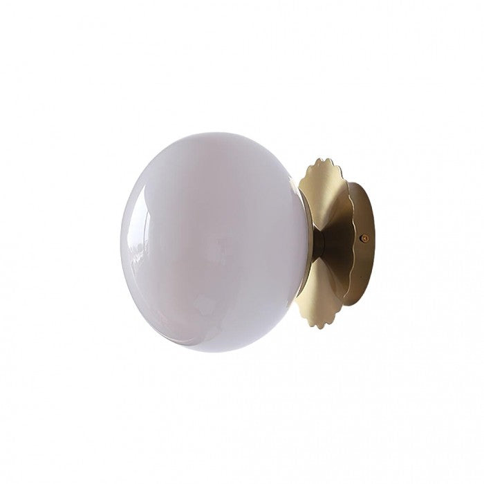 Szklana lampa ścienna Bauhaus Sphere | 1+1 GRATIS