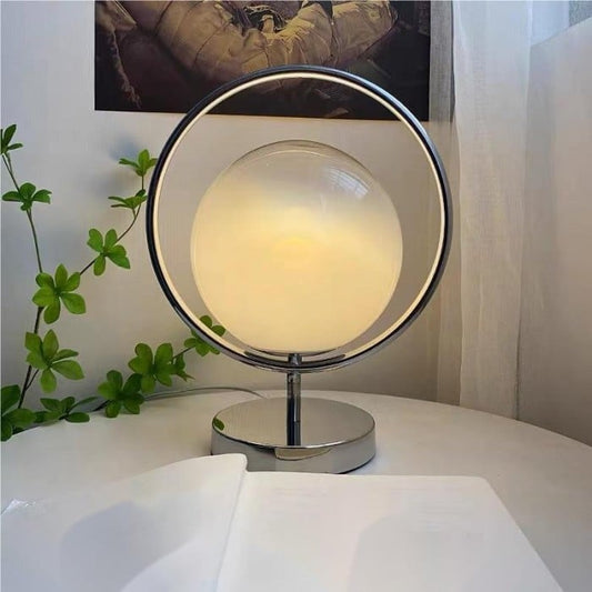 Orb Planet Bauhaus Szklana Lampa Stołowa | 1+1 GRATIS