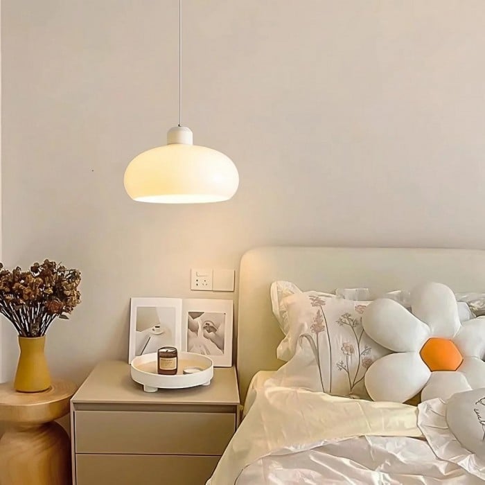 Minimalistyczna szklana lampa wisząca Dubois | 1+1 GRATIS