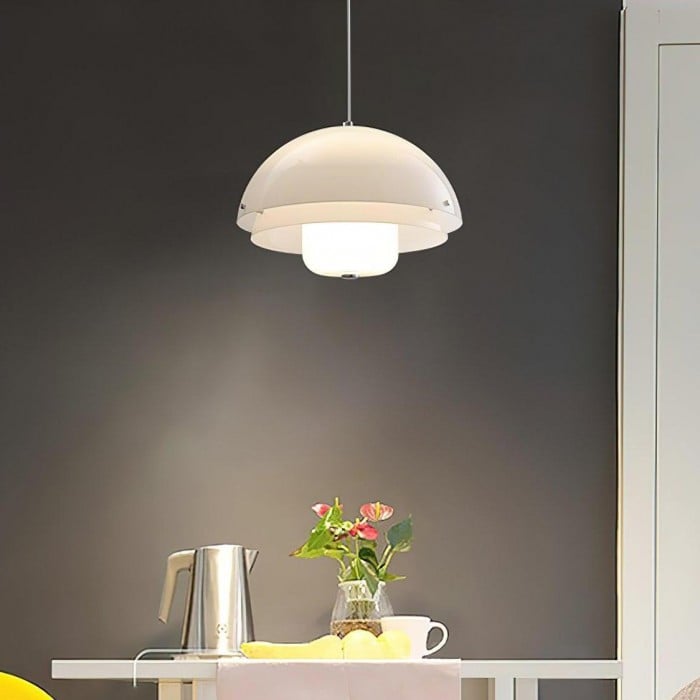 Nowoczesna Biała Lampa Wisząca | 1+1 GRATIS