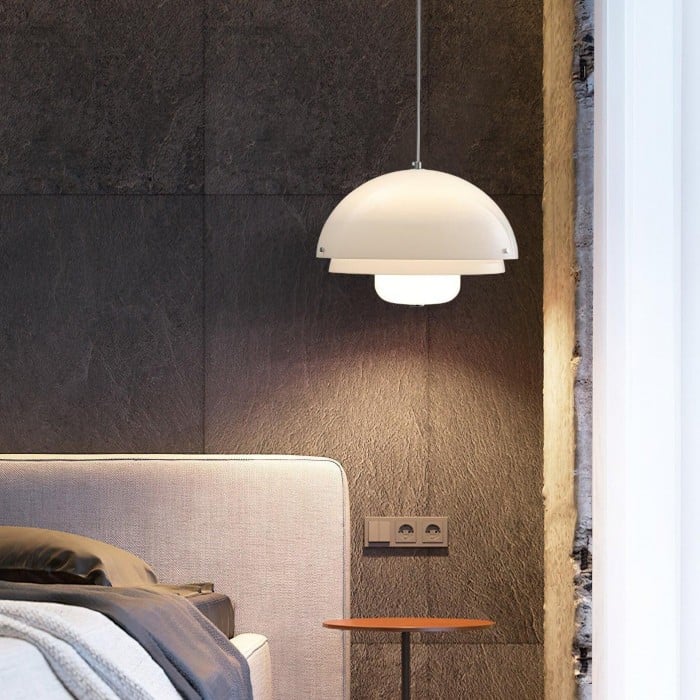 Nowoczesna Biała Lampa Wisząca | 1+1 GRATIS