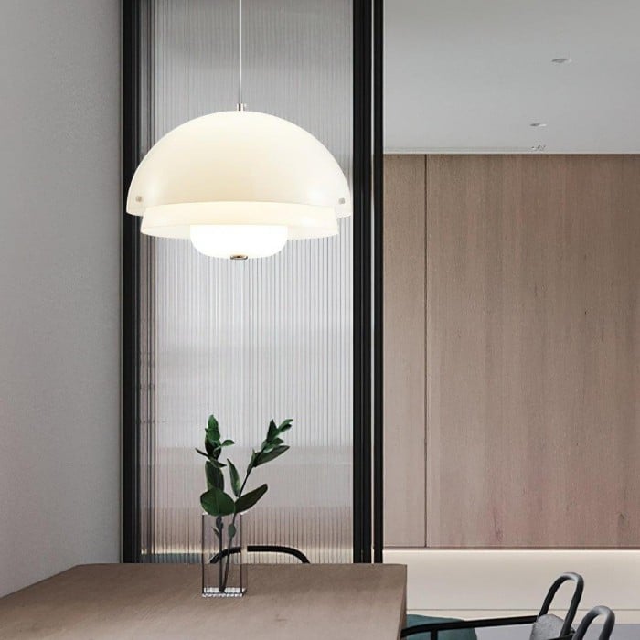 Nowoczesna Biała Lampa Wisząca | 1+1 GRATIS