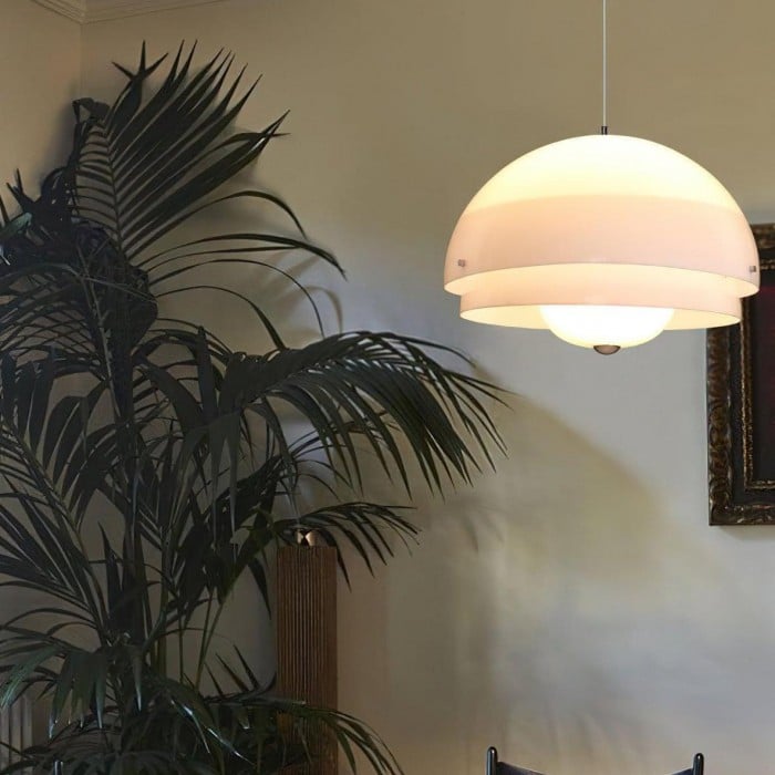 Nowoczesna Biała Lampa Wisząca | 1+1 GRATIS