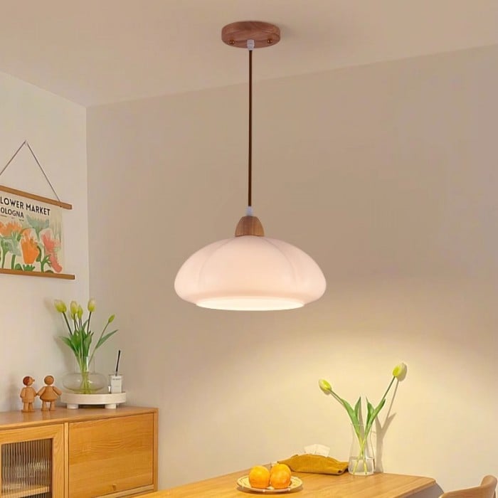 Retro Noordse Pomarańczowa Lampa Wisząca| 1+1 GRATIS