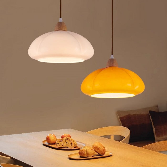 Retro Noordse Pomarańczowa Lampa Wisząca| 1+1 GRATIS