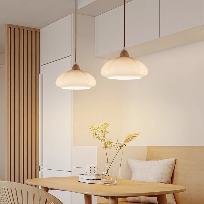 Retro Noordse Pomarańczowa Lampa Wisząca| 1+1 GRATIS