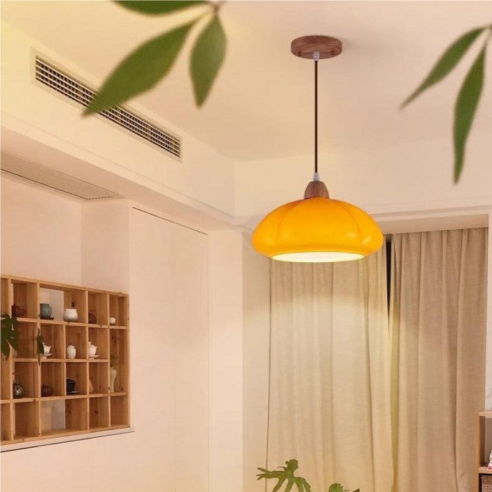 Retro Noordse Pomarańczowa Lampa Wisząca| 1+1 GRATIS