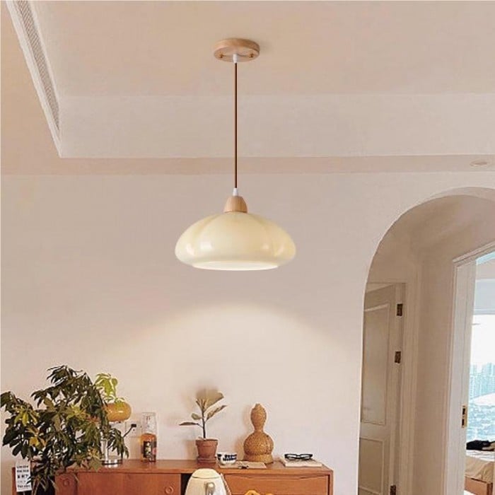 Retro Noordse Pomarańczowa Lampa Wisząca| 1+1 GRATIS