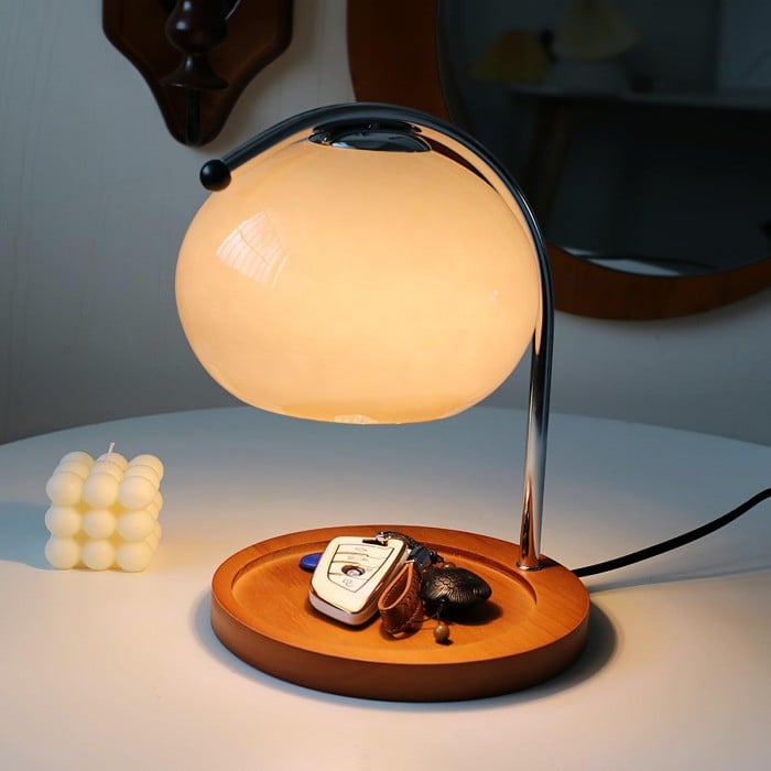 Retro lampa stołowa Bauhaus Orb | 1+1 GRATIS