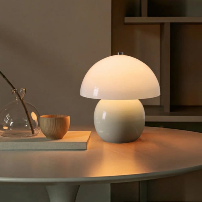 Vintage ceramiczna lampa stołowa Mushroom | 1+1 GRATIS