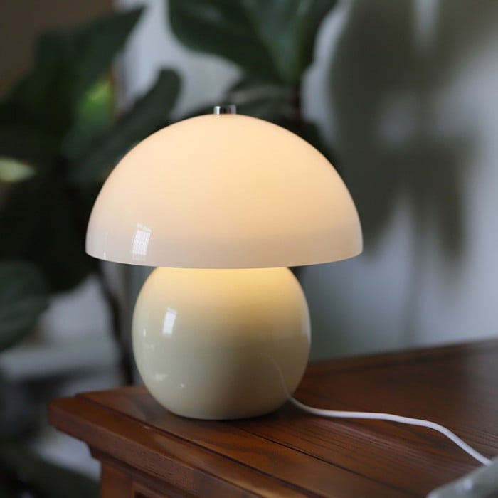 Vintage ceramiczna lampa stołowa Mushroom | 1+1 GRATIS
