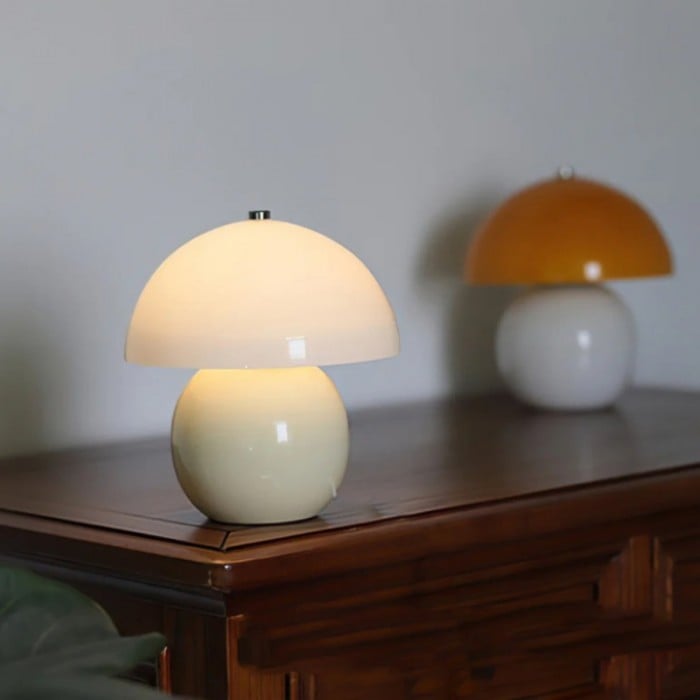 Vintage ceramiczna lampa stołowa Mushroom | 1+1 GRATIS