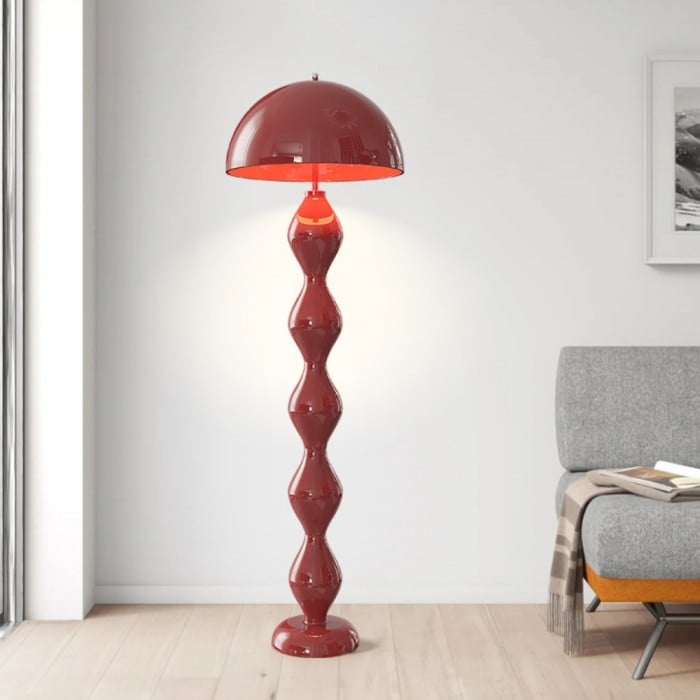 Retro Grzyb Kształt Lampa Podłogowa | 1+1 GRATIS