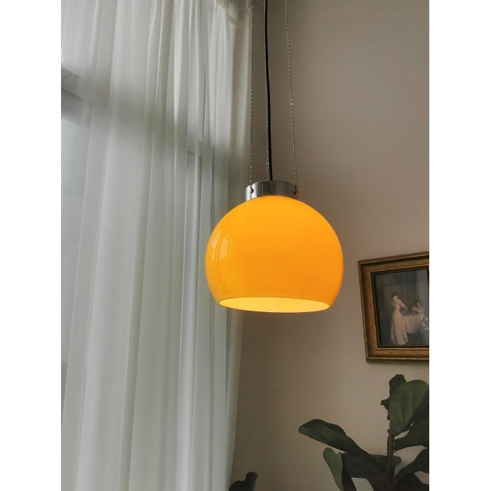 Retro Bauhaus Półokrągła Lampa Wisząca| 1+1 GRATIS