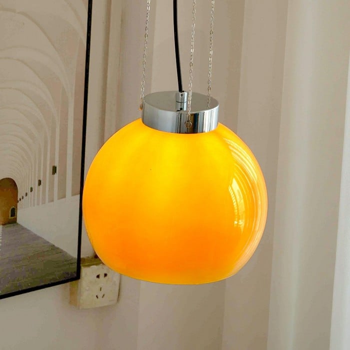 Retro Bauhaus Półokrągła Lampa Wisząca| 1+1 GRATIS