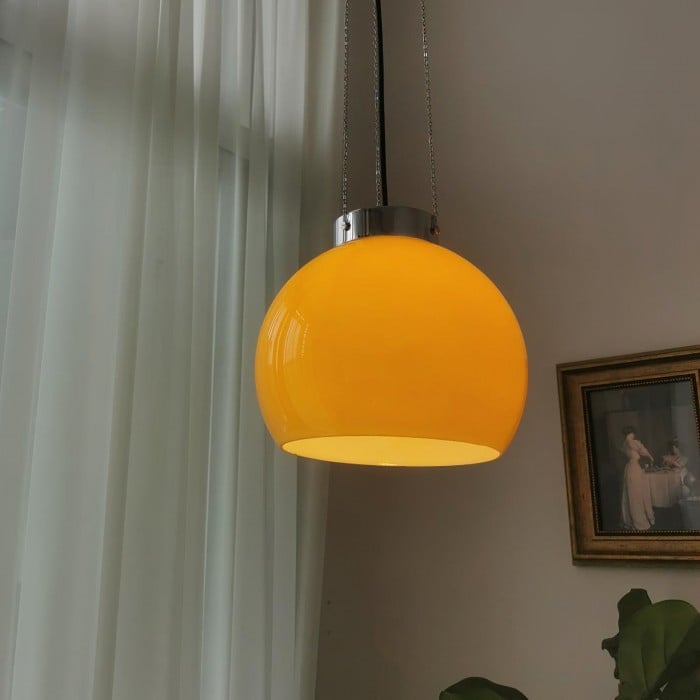 Retro Bauhaus Półokrągła Lampa Wisząca| 1+1 GRATIS