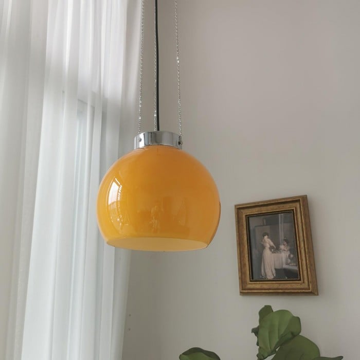 Retro Bauhaus Półokrągła Lampa Wisząca| 1+1 GRATIS